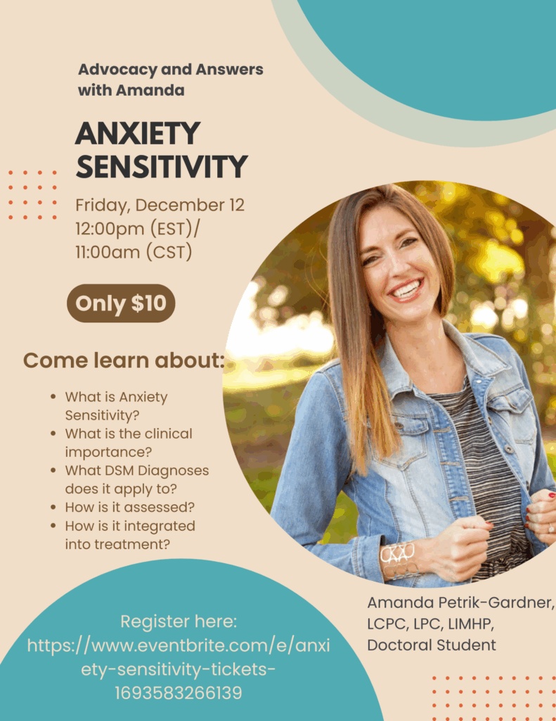 Anxiety Sensitivity Webinar